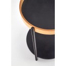 Стол журнальный HALMAR ROLO дуб натуральный/черный, 44/55